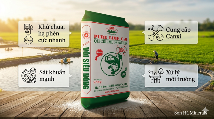 Vôi bột CaO Vôi bột CaO